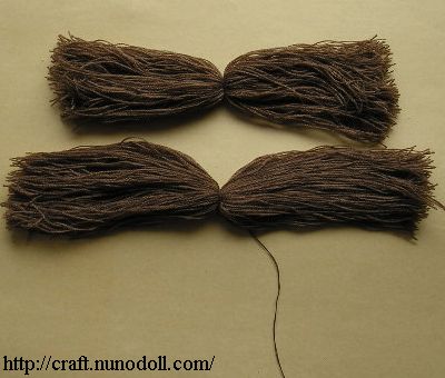 髪の毛糸