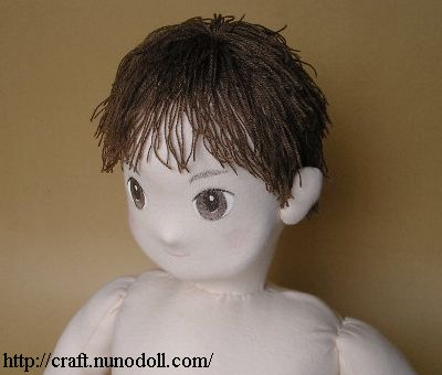 赤ちゃん人形 髪の毛