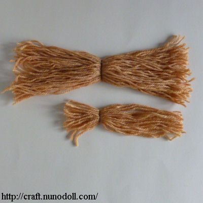 髪の毛糸