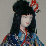 振り袖の日本人形